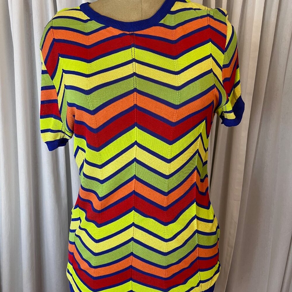 Vintage Gianni Versace Mesh Knit Top